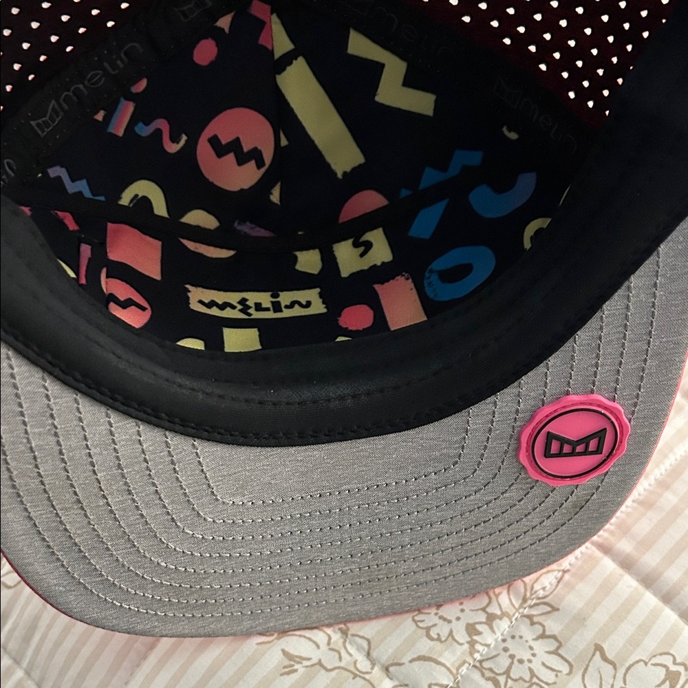 Melin Coronado Hydro Neon Collection Pink Cap with Logo - Picture 6 of 8